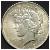1923 Peace Silver Dollar BU