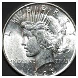 1923 Peace Silver Dollar Gem BU