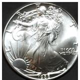 1988 1oz Silver Eagle BU