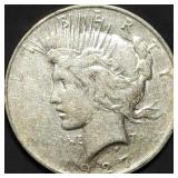 1927-D Peace Silver Dollar