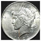 1922 Peace Silver Dollar Gem BU