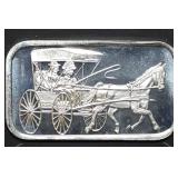 Vintage 1 Troy Oz .999 Silver Bar