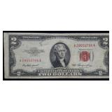 1953 $2 Red Seal Legal Tender Bank Note