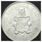 1964 Bermuda .500 Silver Crown Gem BU
