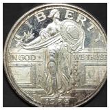 1 Troy Oz .999 Silver Round 1986 Standing Lib.