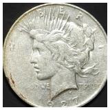 1927-D Peace Silver Dollar