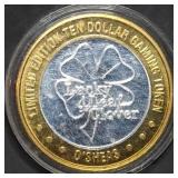 Vintage .999 Silver Strike Casino Token .61oz