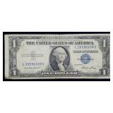 1935 E $1 Silver Certificate Nice Grade Note