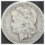 1882 Morgan Silver Dollar