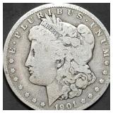 1901-O Morgan Silver Dollar
