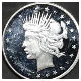1 Troy Oz .999 Silver Round Peace Trade Unit
