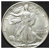 1941-S Walking Liberty Silver Half Dollar High