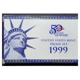 1999 US Mint Proof Set MIB