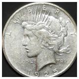 1925 Peace Silver Dollar