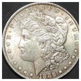 1886 Morgan Silver Dollar Gem BU