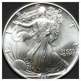 1991 1oz Silver Eagle BU