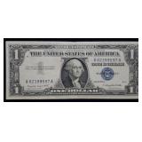 1957 A $1 Silver Certificate Nice Note