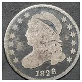 1828 Capped Bust Silver Dime