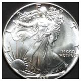 1987 1oz Silver Eagle BU
