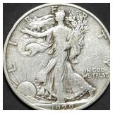 1929-D Walking Liberty Silver Half Dollar