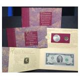Thomas Jefferson Coin & Currency Set Silver