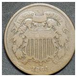 1864 Two Cent Piece