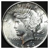 1924 Peace Silver Dollar Gem BU