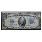 1934 $10 Silver Certificate Nice Note