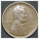 1909 Lincoln Wheat Cent, First Year