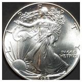 1986 1oz Silver Eagle Gem BU 1st Year