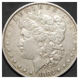 1882 Morgan Silver Dollar