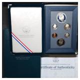 1990 US Mint Prestige Proof Set with Silver Dollar