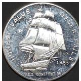 1 Troy Oz .999 Silver Round USS Constitution