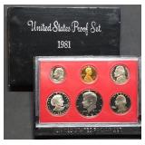1981 US Mint Proof Set w/ SBA Dollar