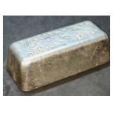 Vintage 104.48 Troy Oz Saxton .999 Silver Ingot Ba