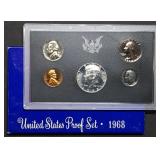 1968 US Mint Proof Set w/ Silver Kennedy