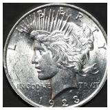 1923 Peace Silver Dollar Gem BU