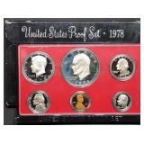 1978 US Mint Proof Set w/ Ike Dollar