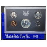 1968 US Mint Proof Set w/ Silver Kennedy