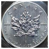 2013 Canada 1oz Silver Maple Leaf BU
