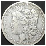 1886-O Morgan Silver Dollar