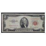 1953 B $2 Red Seal Legal Tender Note