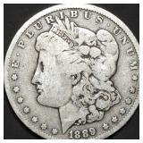 1889-O Morgan Silver Dollar