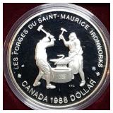 1988 Canada Proof Silver Dollar MIB Commem