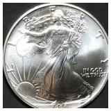 1990 1oz Silver Eagle BU