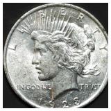 1923 Peace Silver Dollar Gem BU