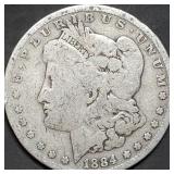1884 Morgan Silver Dollar