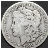 1901-O Morgan Silver Dollar