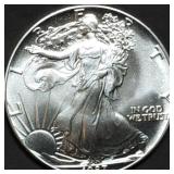 1987 1oz Silver Eagle BU