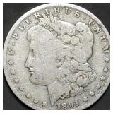 1891-O Morgan Silver Dollar
